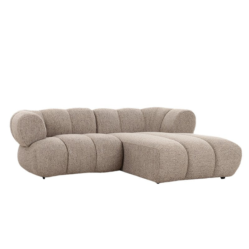 Bank New York 2,5-zits (Rechter Lounge) Sand Boucle Pole To Pole