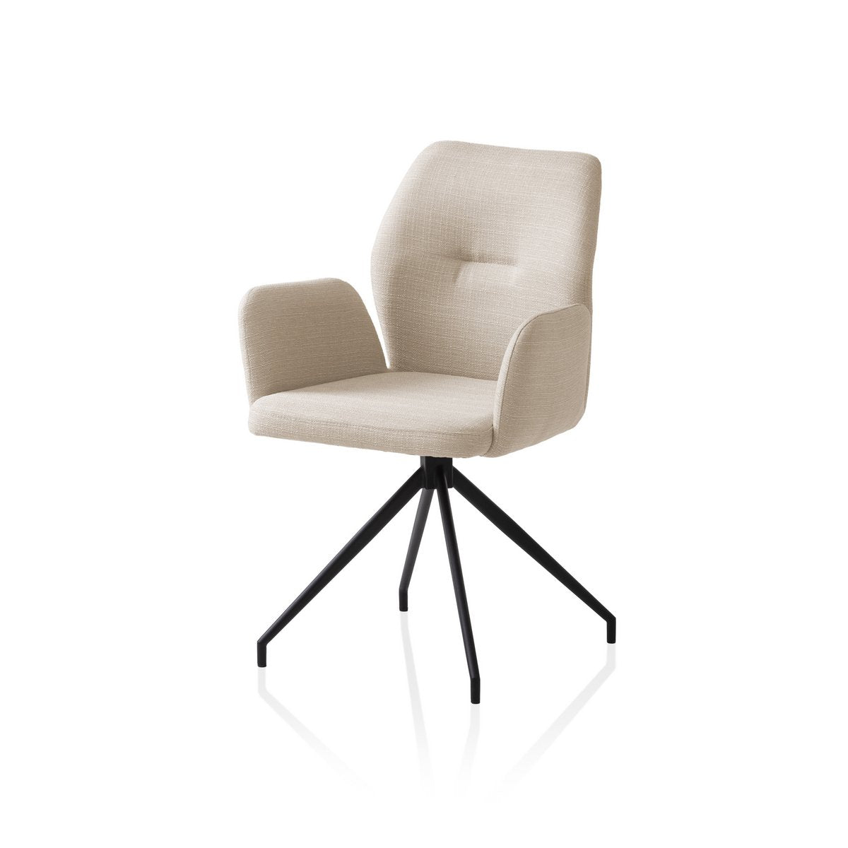 Fauteuil met 180° draaifunctie beige SalesFever