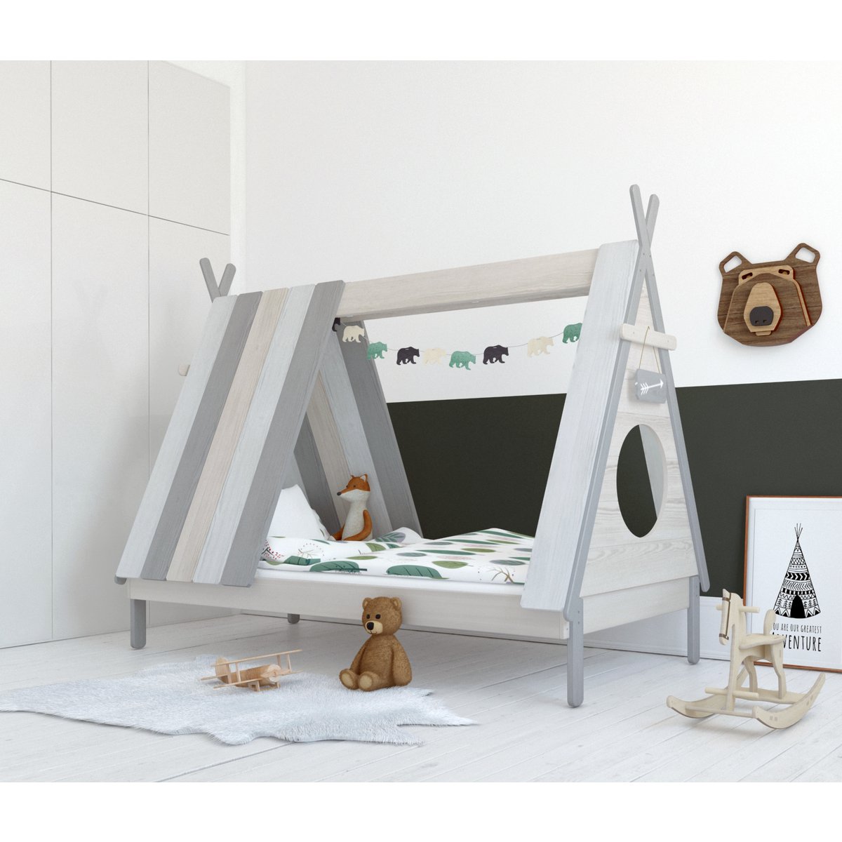 Kinderbed + lade Moebilia