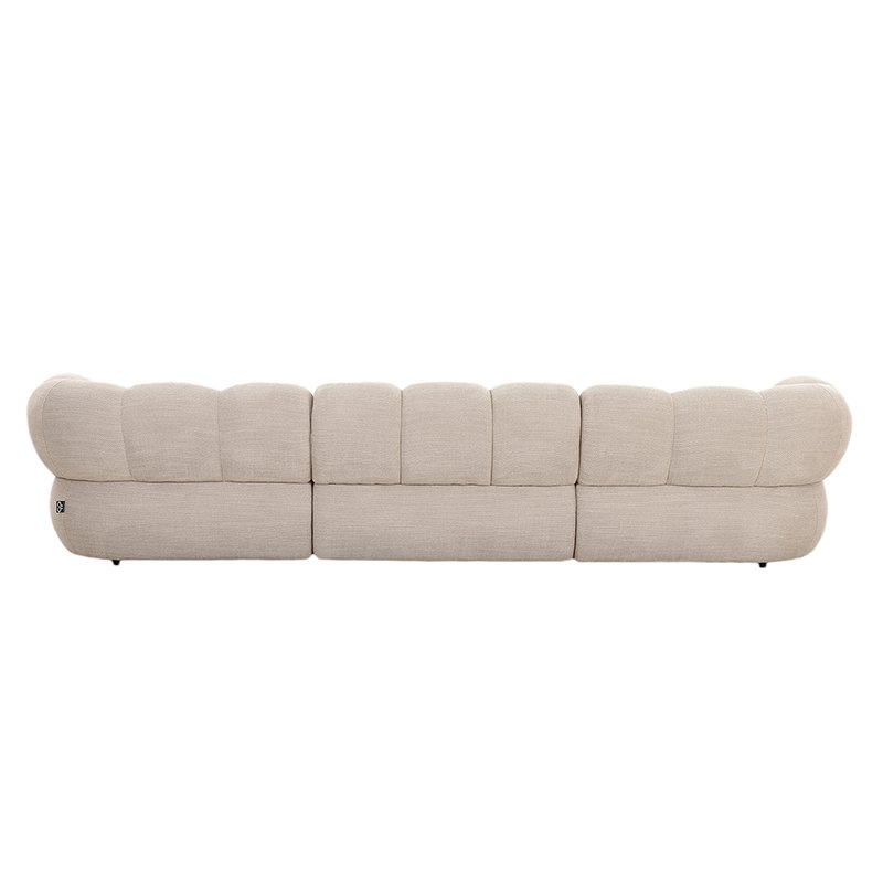 Bank New York 4-zits (Rechter Lounge) Beige Pole To Pole