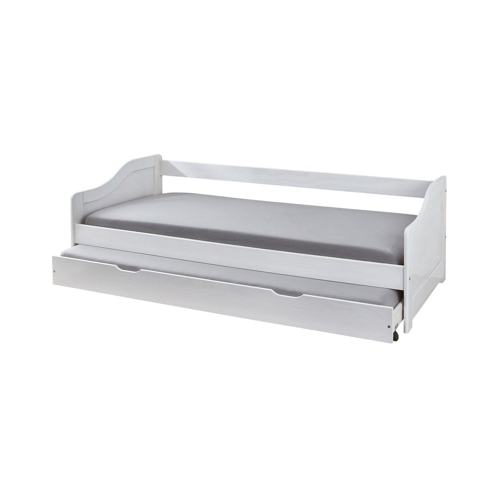 Bed voor matrassen 90x200 cm met 1 lade Moebilia