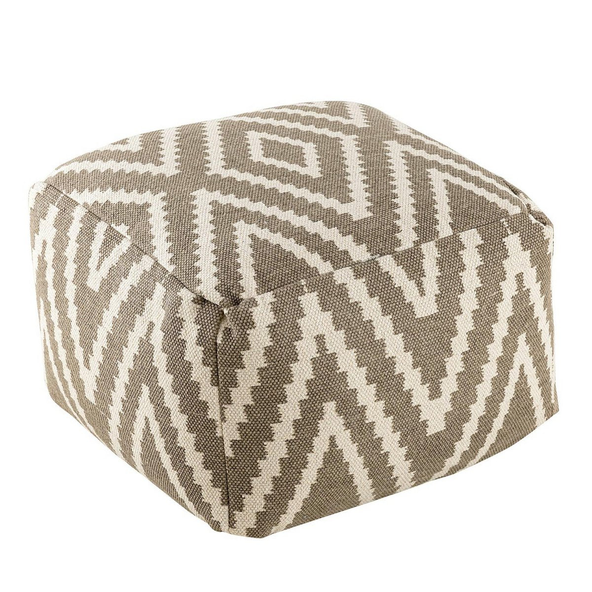 Zittend dobbelstenen voetkrukken stoel kruk 50x35x50cm pouf kelim vloerkussen peru zwarte taupe gele turquoise Voglrieder kreatives Wohnen