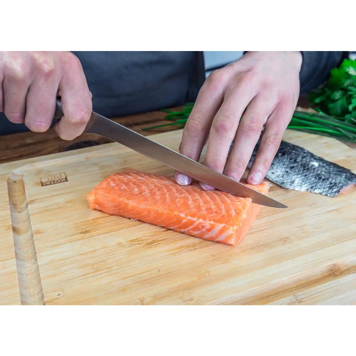 Messenset - De Complete Set: 6 messen (schilmesje + santoku + gyuto + fileermes + broodmes + hakmes) KOTAI kitchen