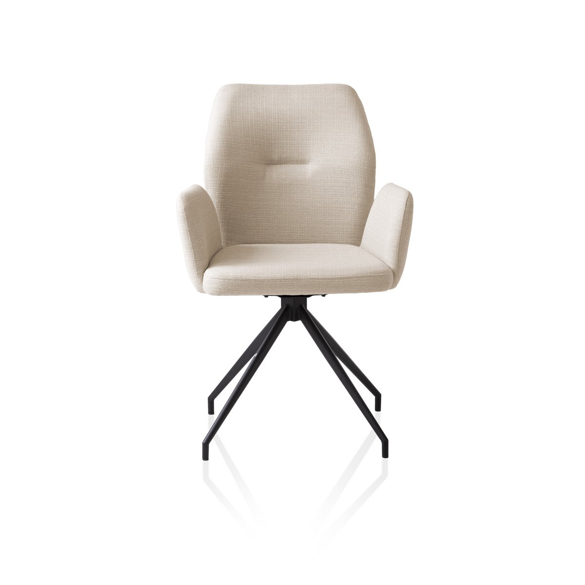 Fauteuil met 180° draaifunctie beige SalesFever