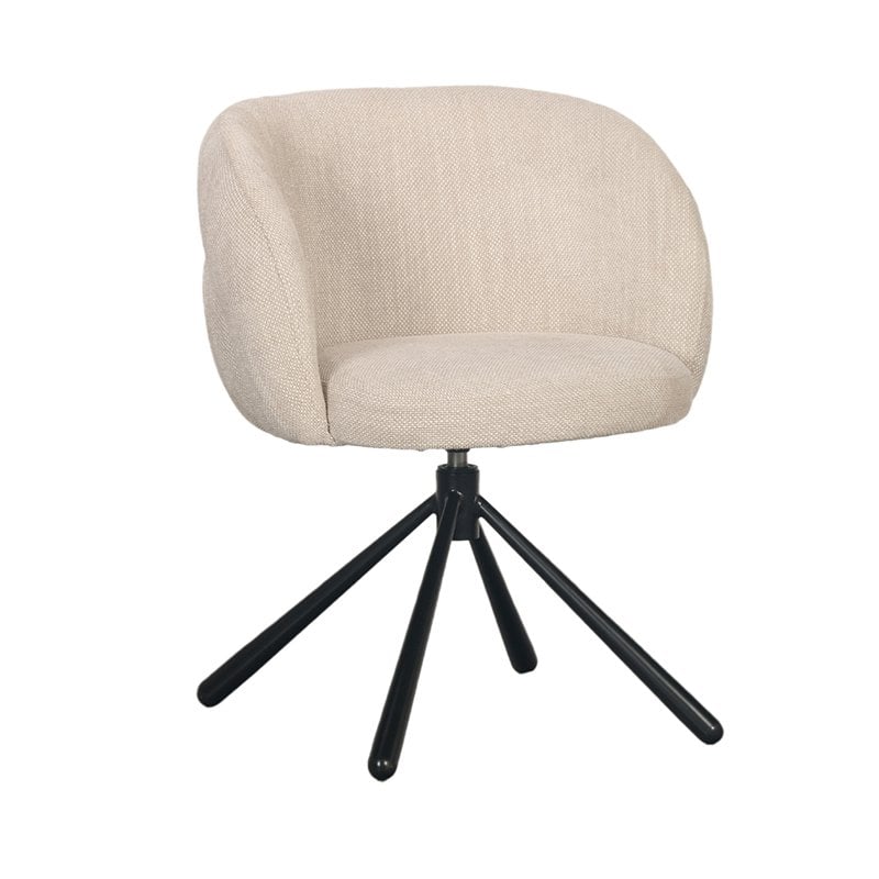 Pebble Draaistoel Beige Pole To Pole
