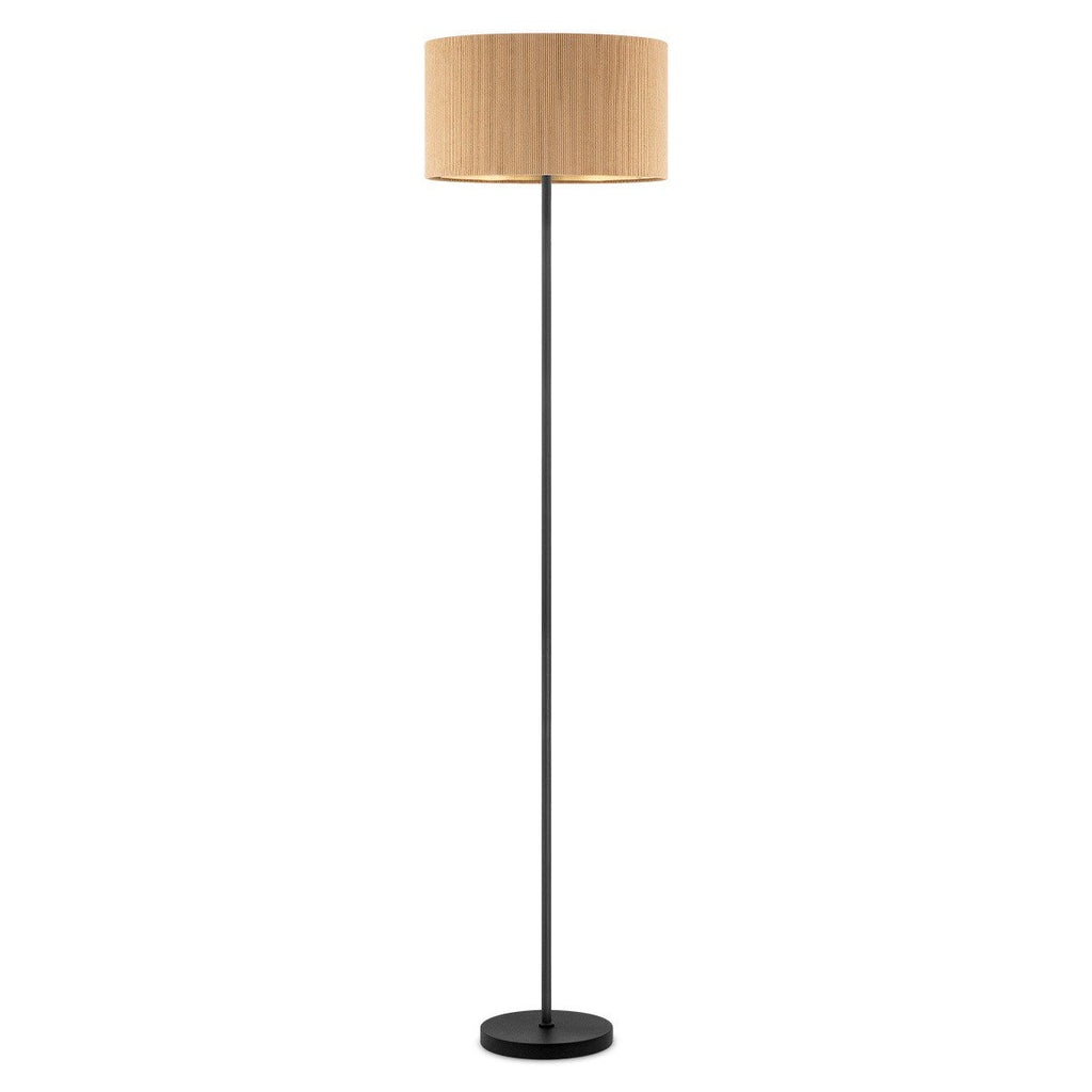 Home Sweet Home Cylindrische Corduroy Vloerlamp - Karamel ø40 x 165cm Home Sweet Home