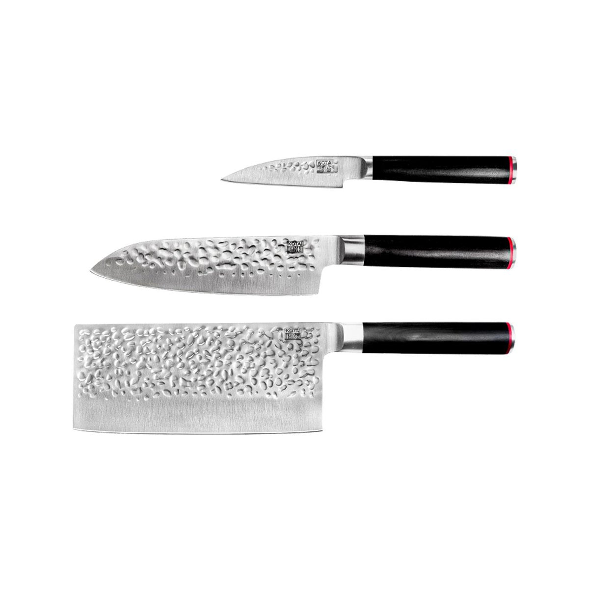 Messenset - The Asian Set: 3 messen (schilmesje + santoku + hakmes) KOTAI kitchen