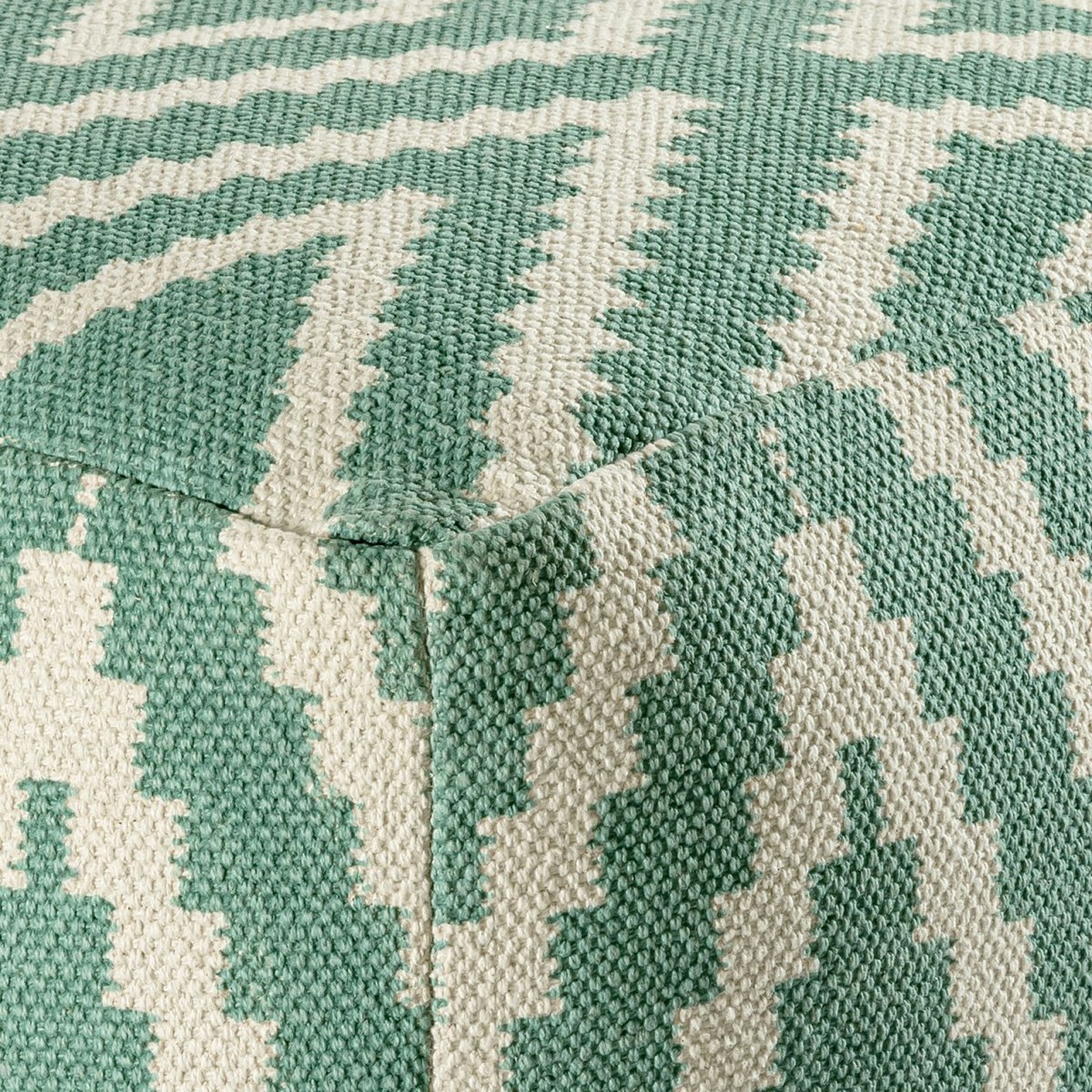 Zittend dobbelstenen voetkrukken stoel kruk 50x35x50cm pouf kelim vloerkussen peru zwarte taupe gele turquoise Voglrieder kreatives Wohnen