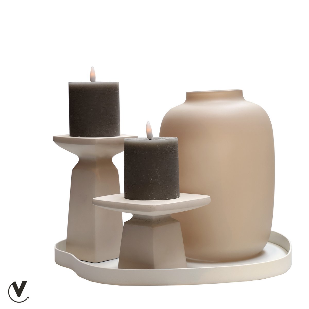 Dienblad - Bariri ivory Vase The World