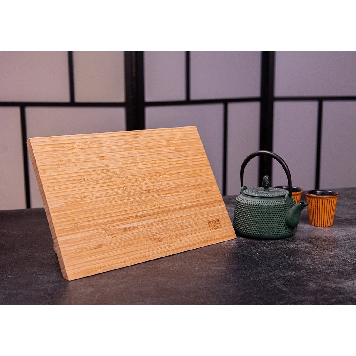 Keukenaccessoires - KOTAI magnetische bamboe messenhouder (opvouwbaar) - 30 x 22 cm KOTAI kitchen