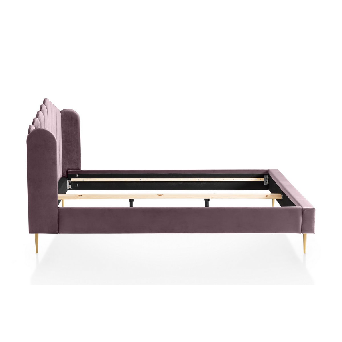 Fluwelen schelpenbed 140x200 cm SalesFever