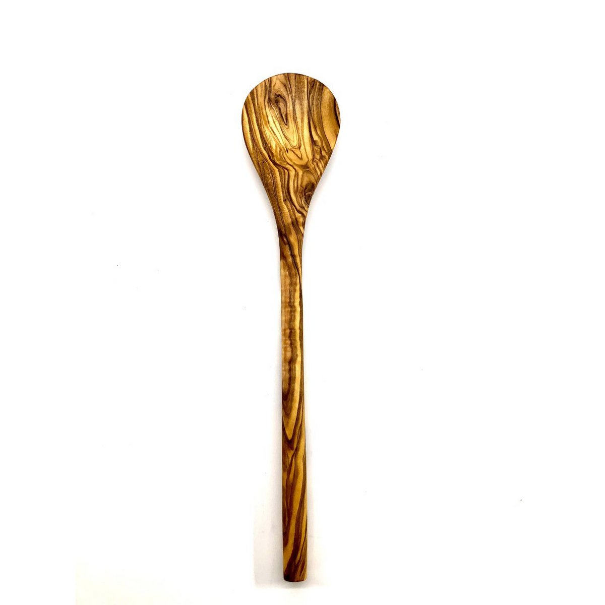 Set van 4 kooklepels, ca. 30 cm, gemaakt van olijfhout Olivenholz erleben
