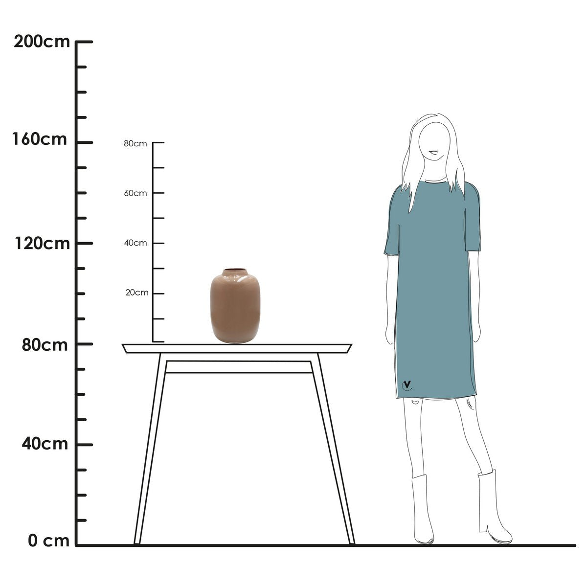 Vaas - Artic sand Vase The World