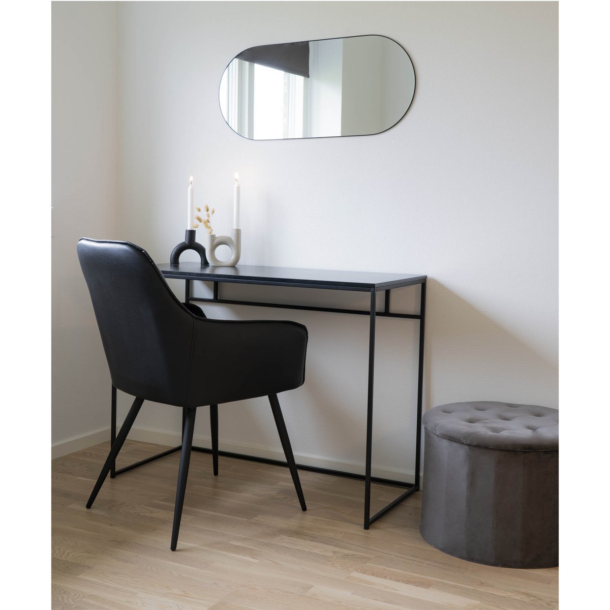 Jersey Spiegel - Messing Look, Staal, 35x80x0,5 cm House Nordic ApS