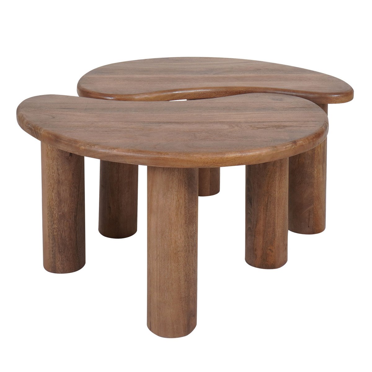 Salontafel Lina – Mangohout – Set van 2 Home67