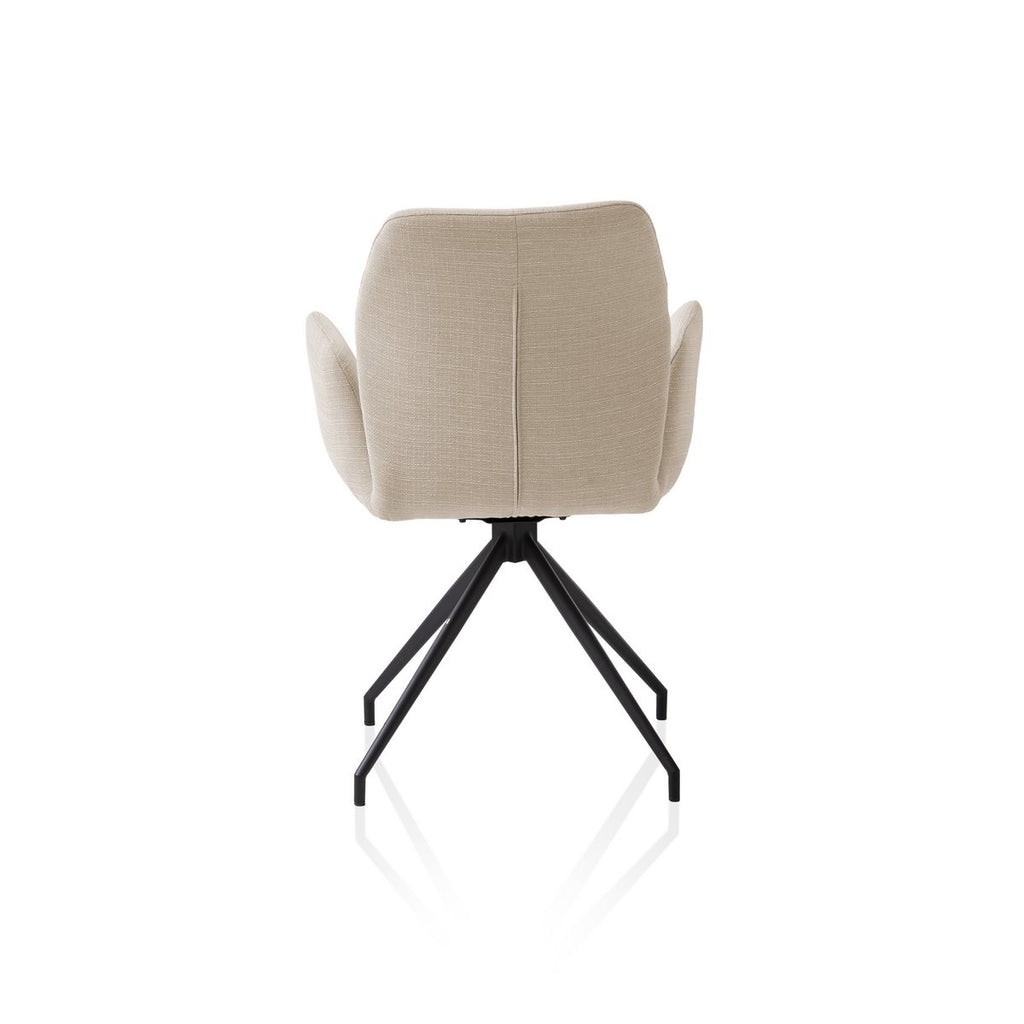 Fauteuil met 180° draaifunctie beige SalesFever