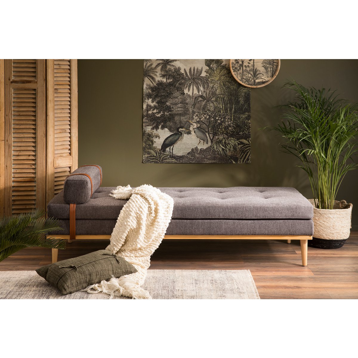 Daybed structuurstof antraciet SalesFever