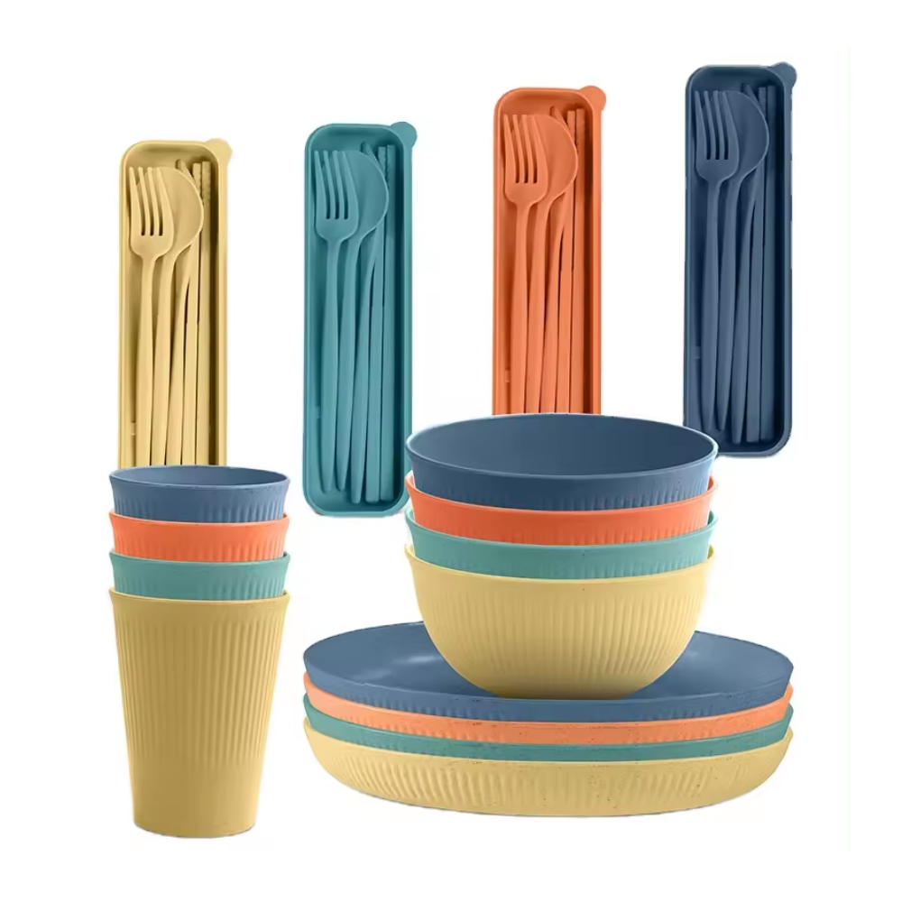 green-goose Bioplastic Servies - 28-delig green-goose