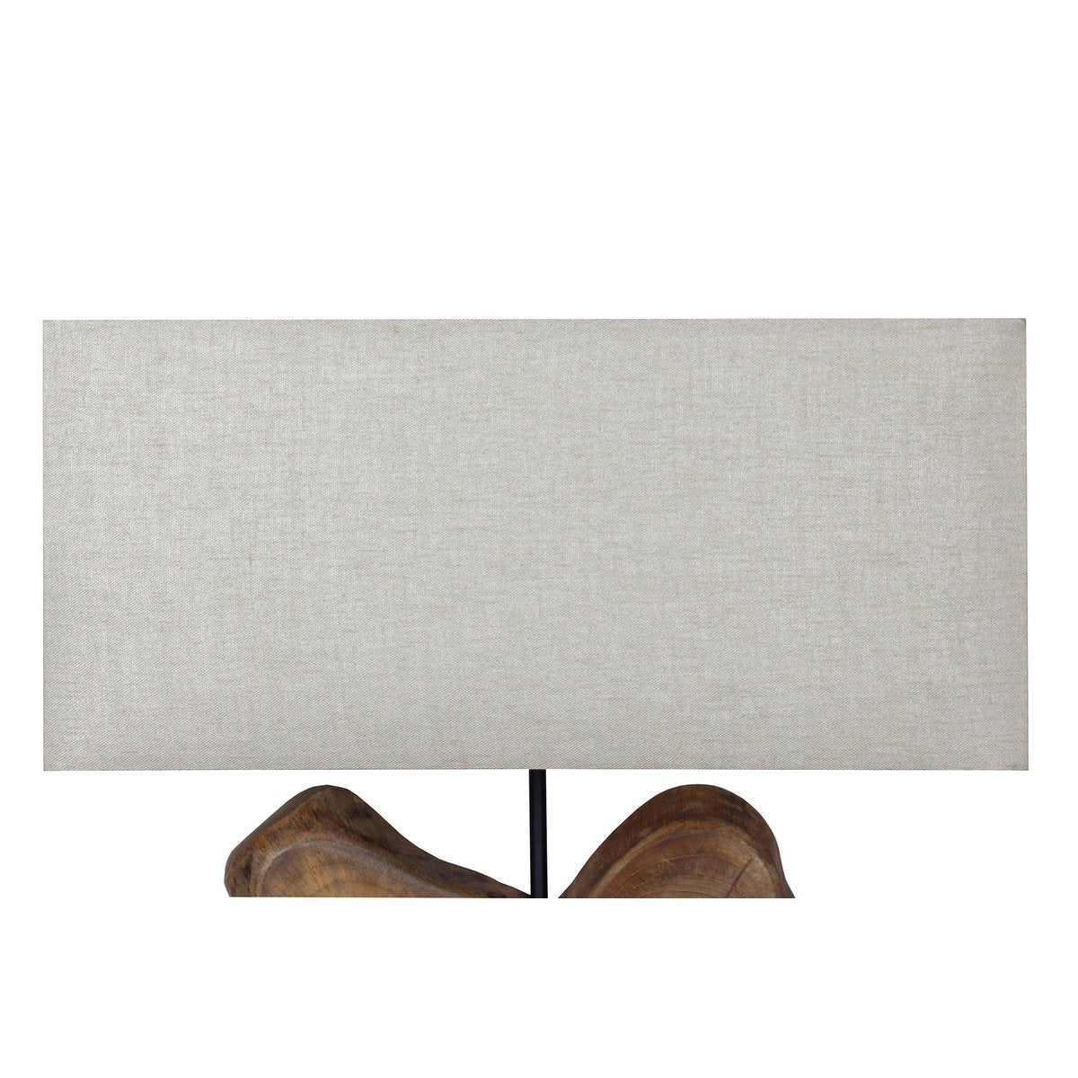 Tafellamp drijfhout/linnen naturel 50 cm SalesFever