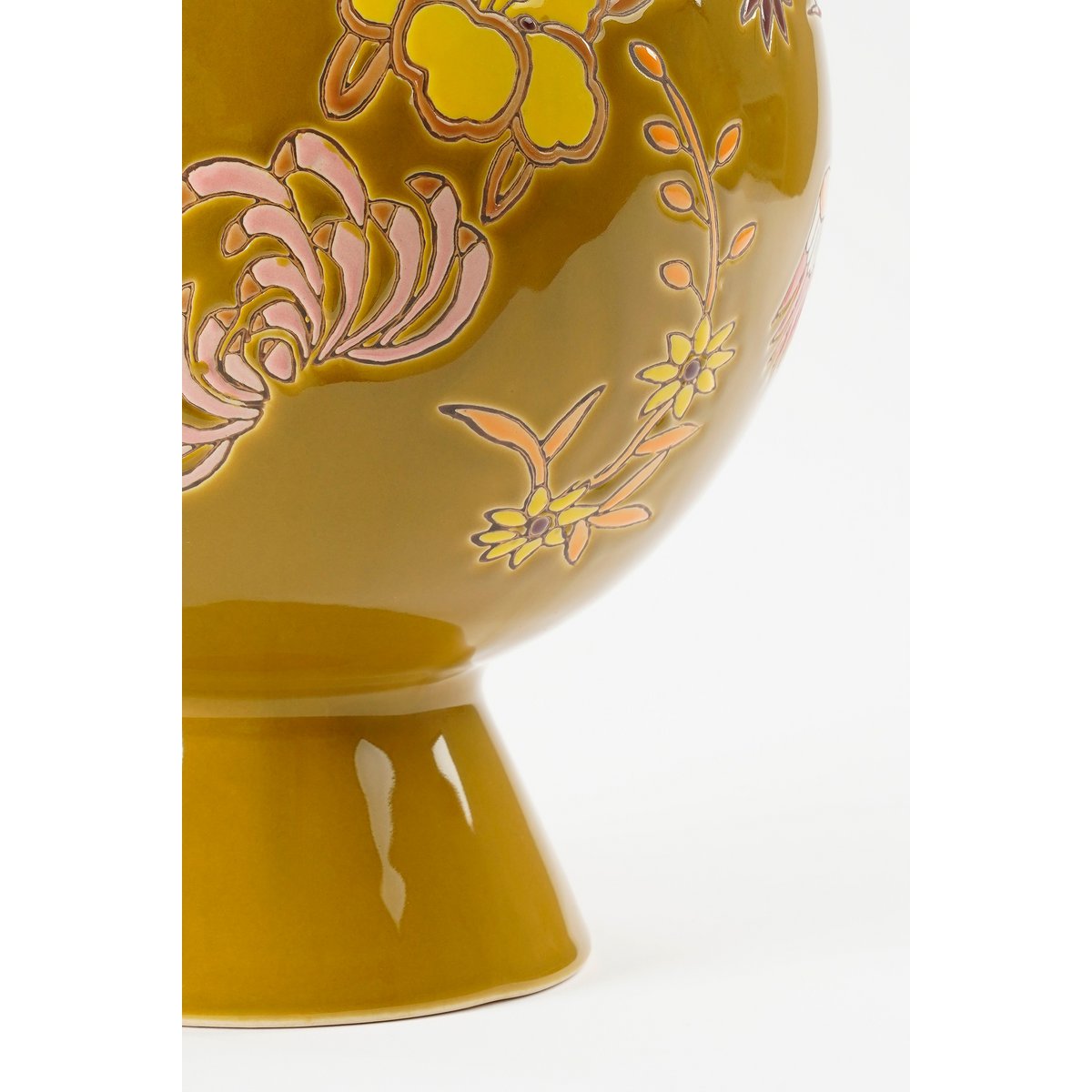 Eloise Vaas - H47 x Ø22 cm - Keramiek - Oker Mica Decorations