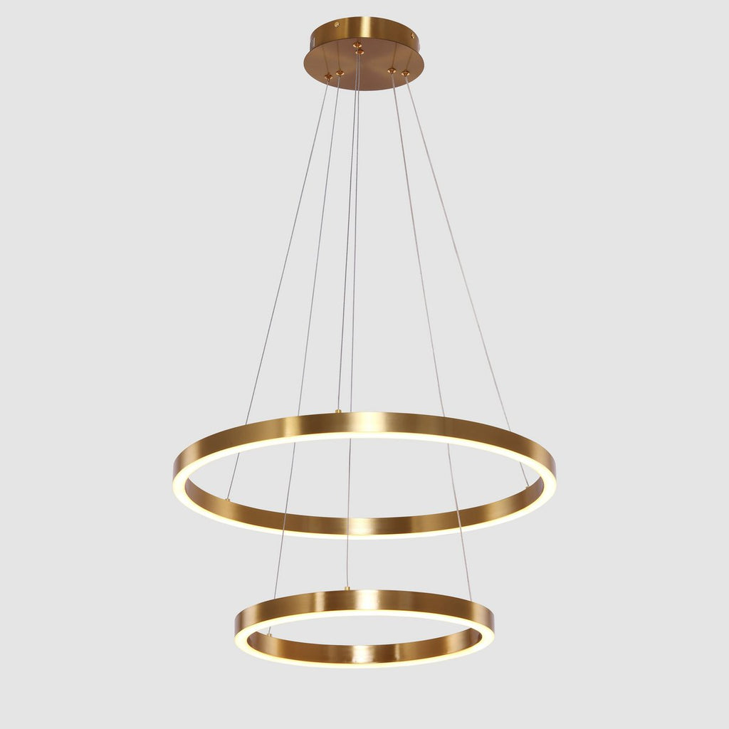 Hanglamp Neo Copper Gold | 2-Ring 40+60cm Luxury Living B.V.