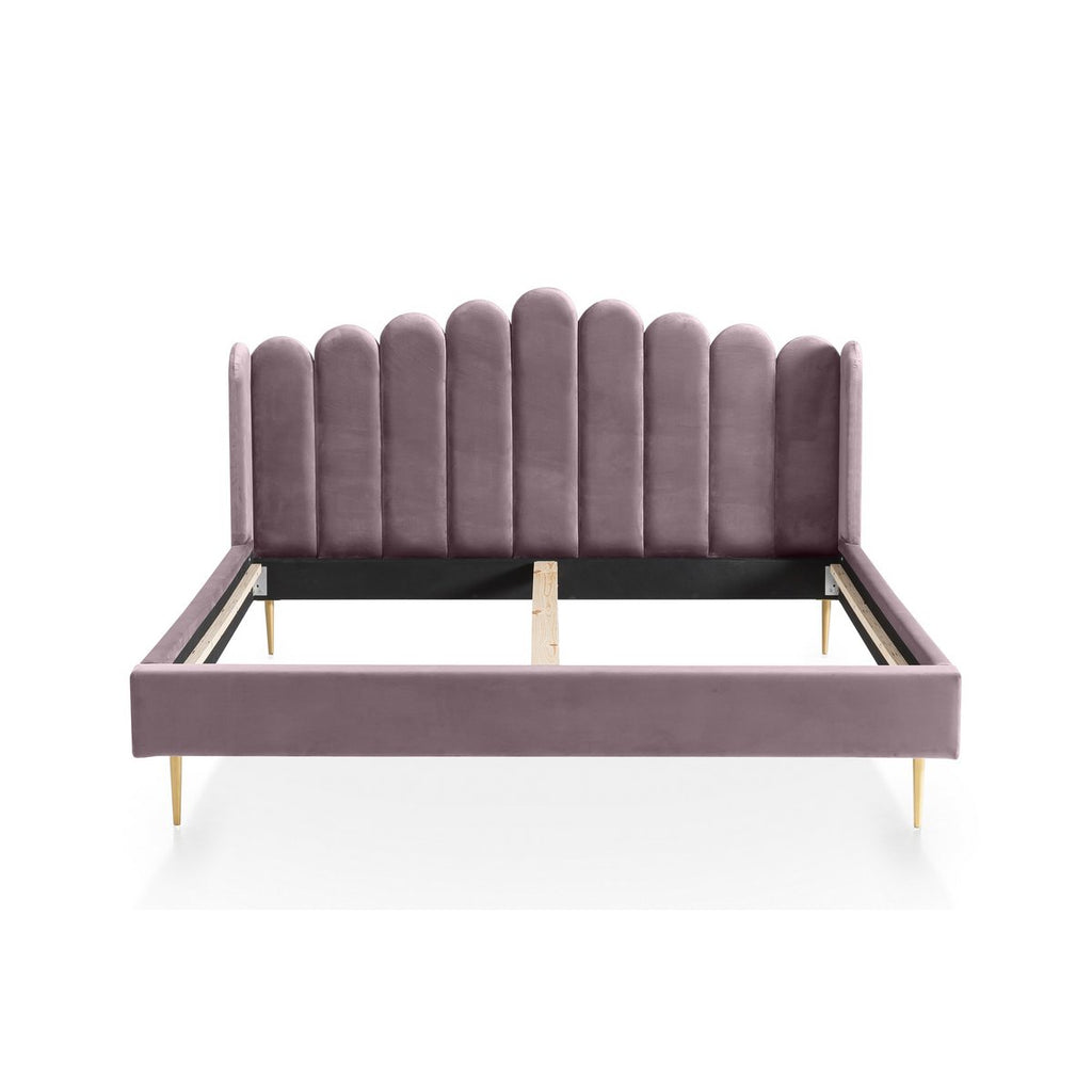 Fluwelen schelpenbed 140x200 cm SalesFever