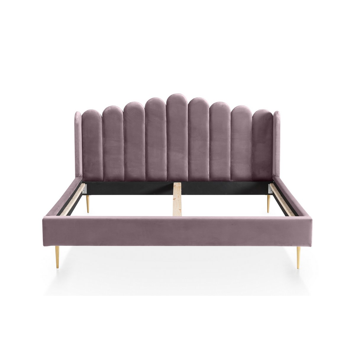 Fluwelen schelpenbed 140x200 cm SalesFever