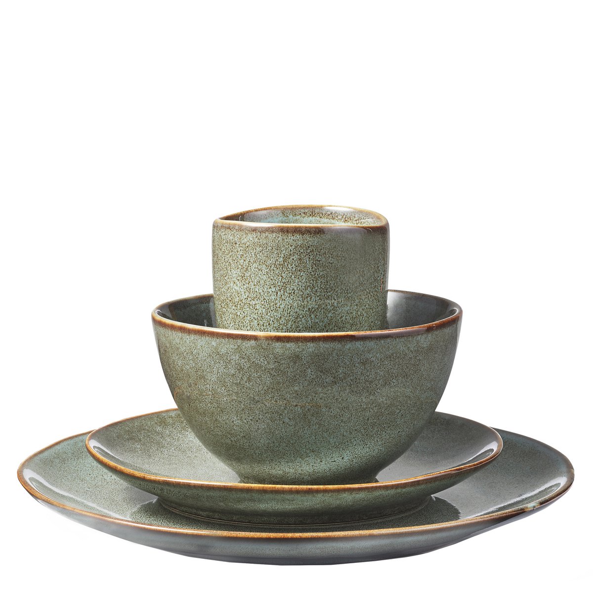 Tabo Serviesset 4 Persoons - Groen Mica Decorations