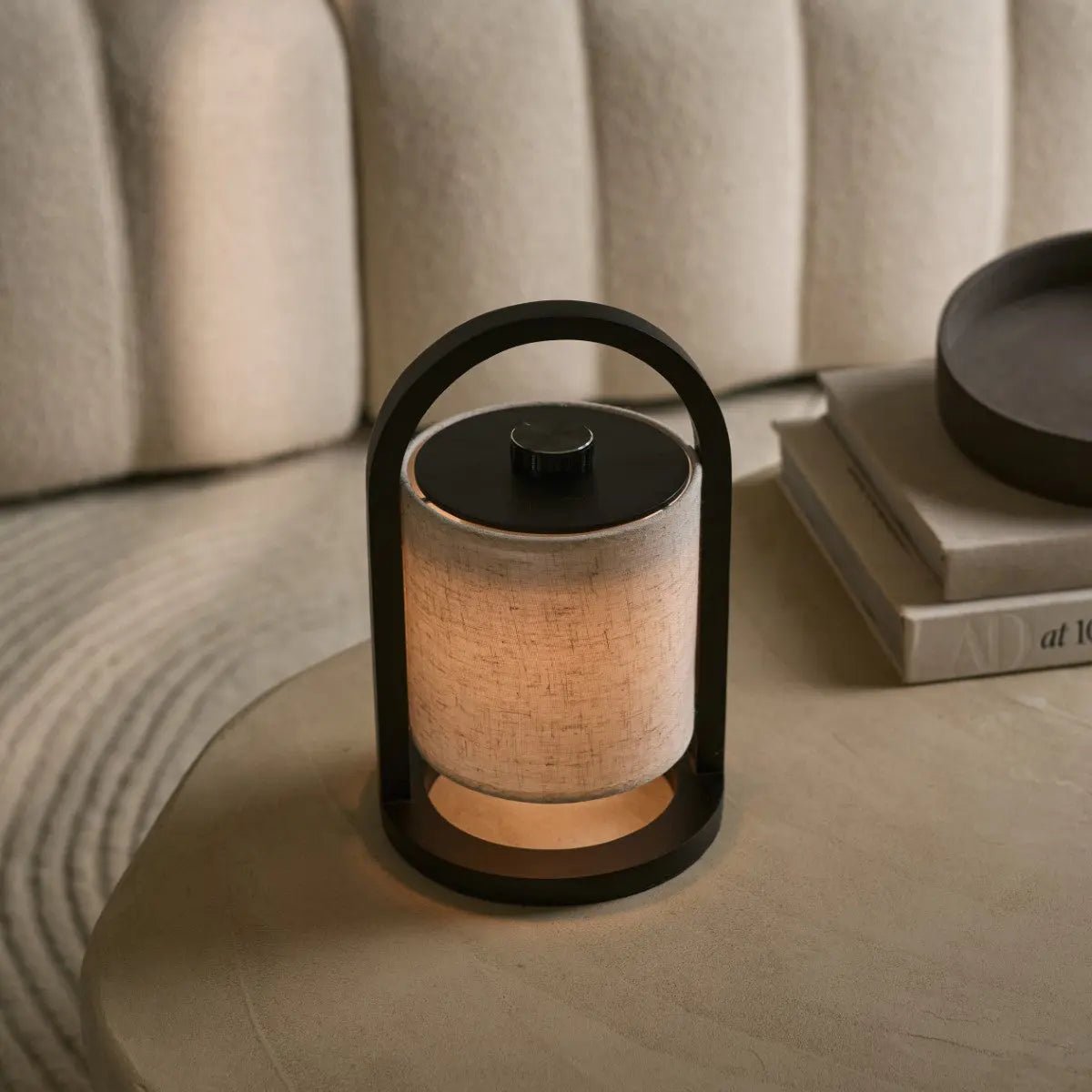 River Black draadloze houten lamp – Oplaadbaar en dimbaar Tavellio - Amsterdam