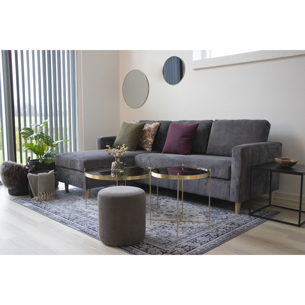 Jersey Spiegel - Messing Look, Staal, Ø40cm House Nordic ApS