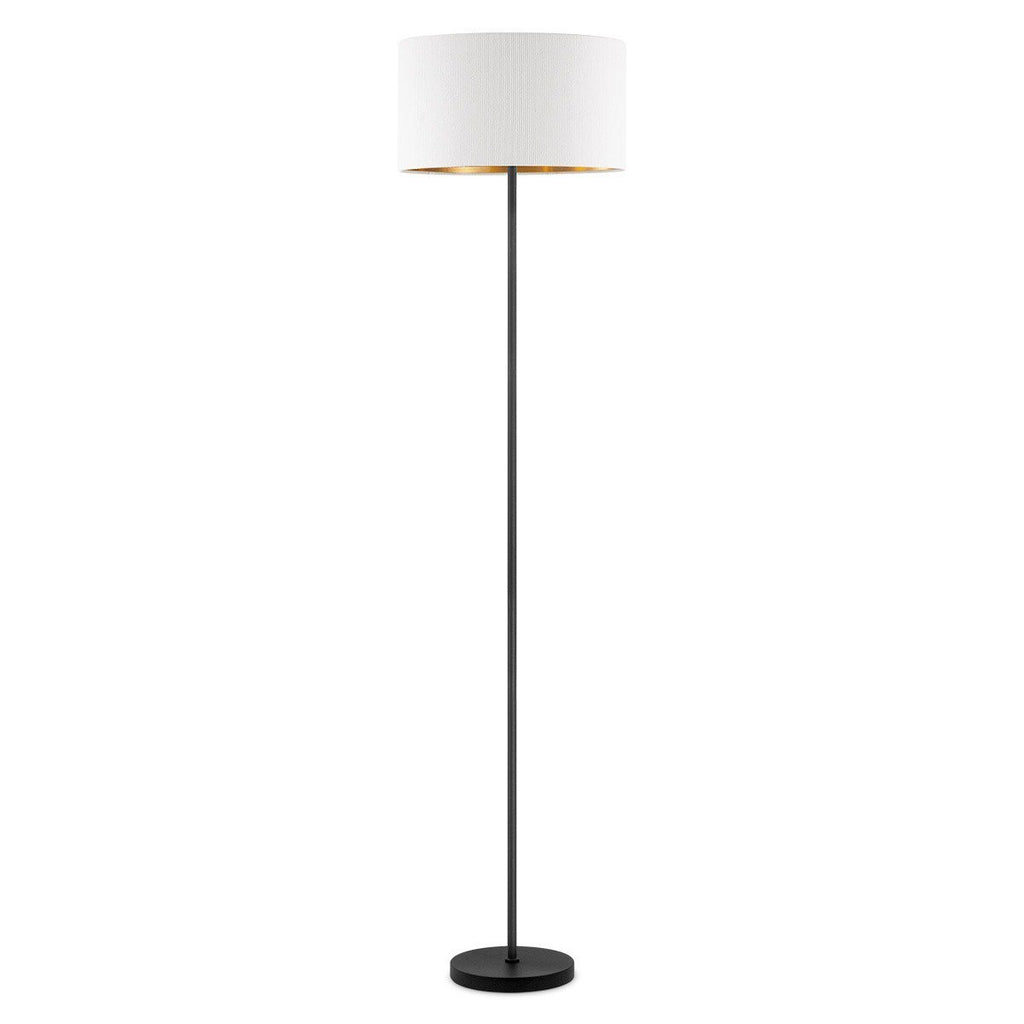 Home Sweet Home Cylindrische Corduroy Vloerlamp - Wit - ø40 x 165 cm Home Sweet Home