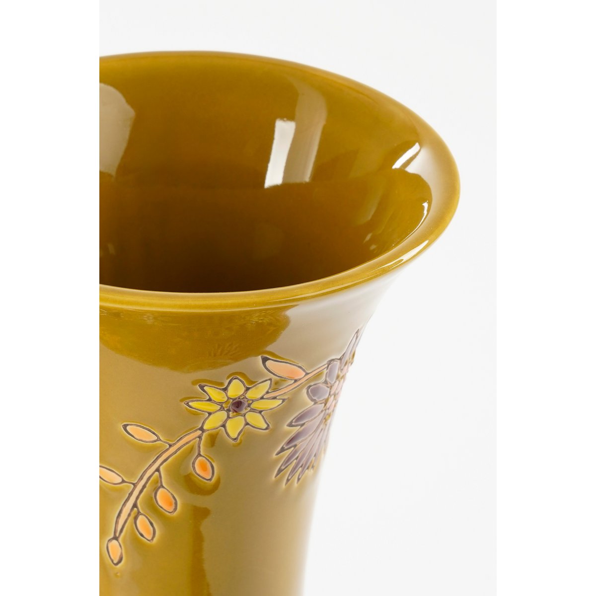 Eloise Vaas - H47 x Ø22 cm - Keramiek - Oker Mica Decorations