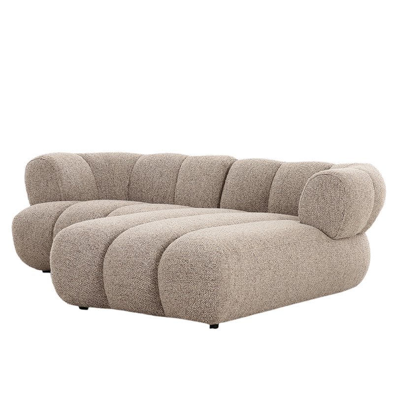 Bank New York 2,5-zits (Rechter Lounge) Sand Boucle Pole To Pole