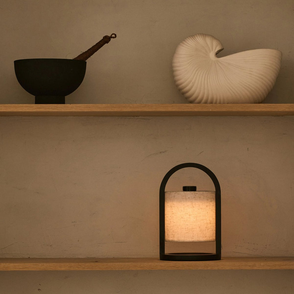 River Black draadloze houten lamp – Oplaadbaar en dimbaar Tavellio - Amsterdam