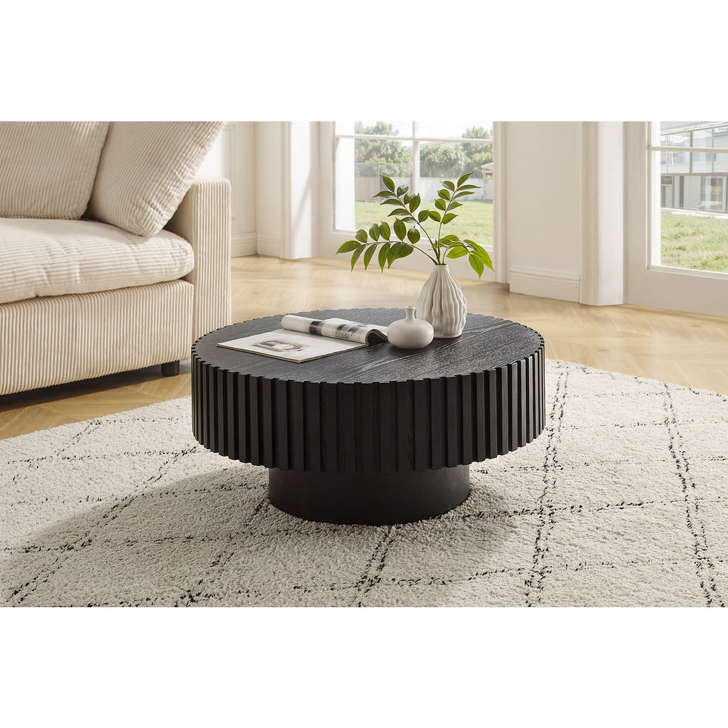 Salontafel Ø 80 cm zwart SalesFever