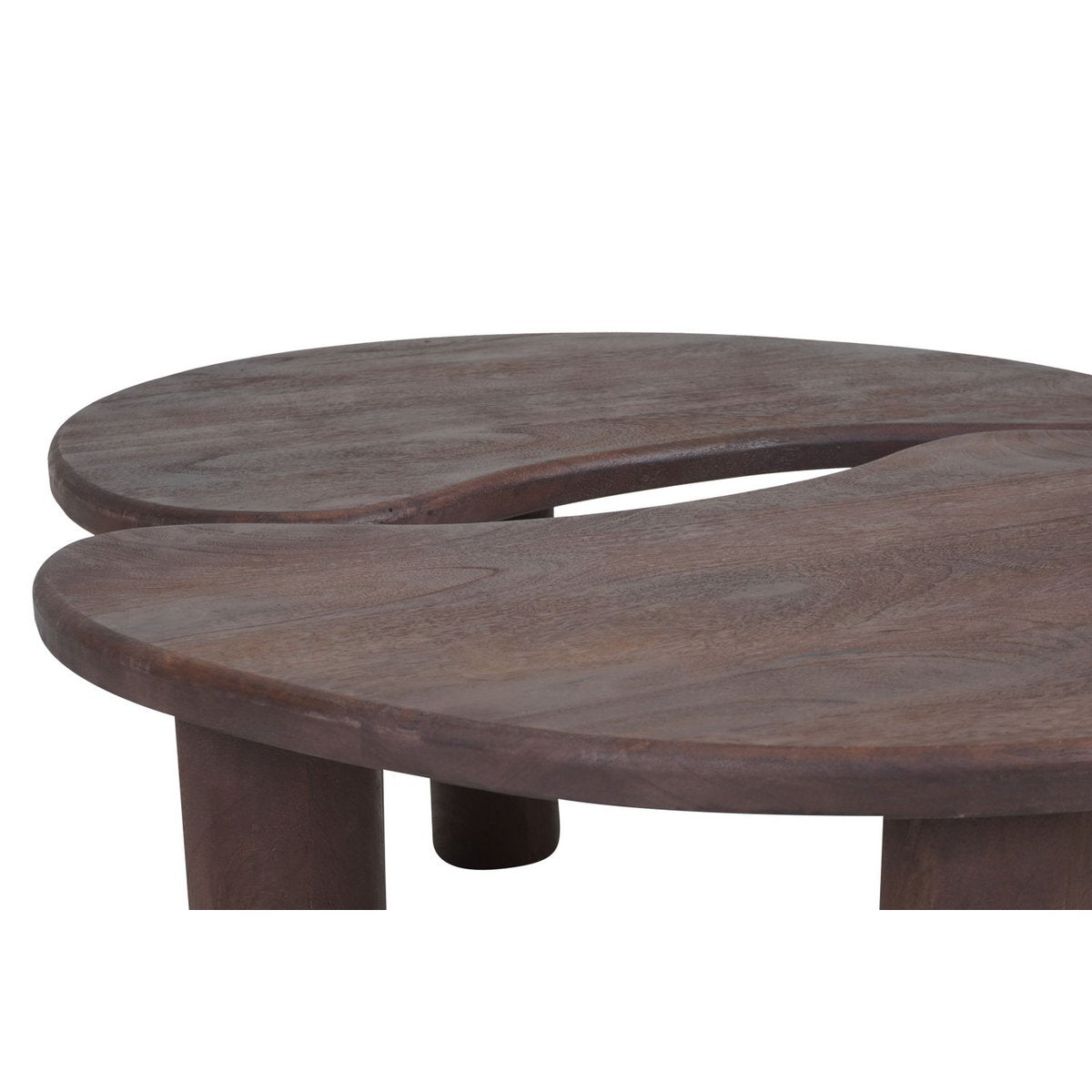 Salontafel Lina – Espresso Mangohout – Set van 2 Home67