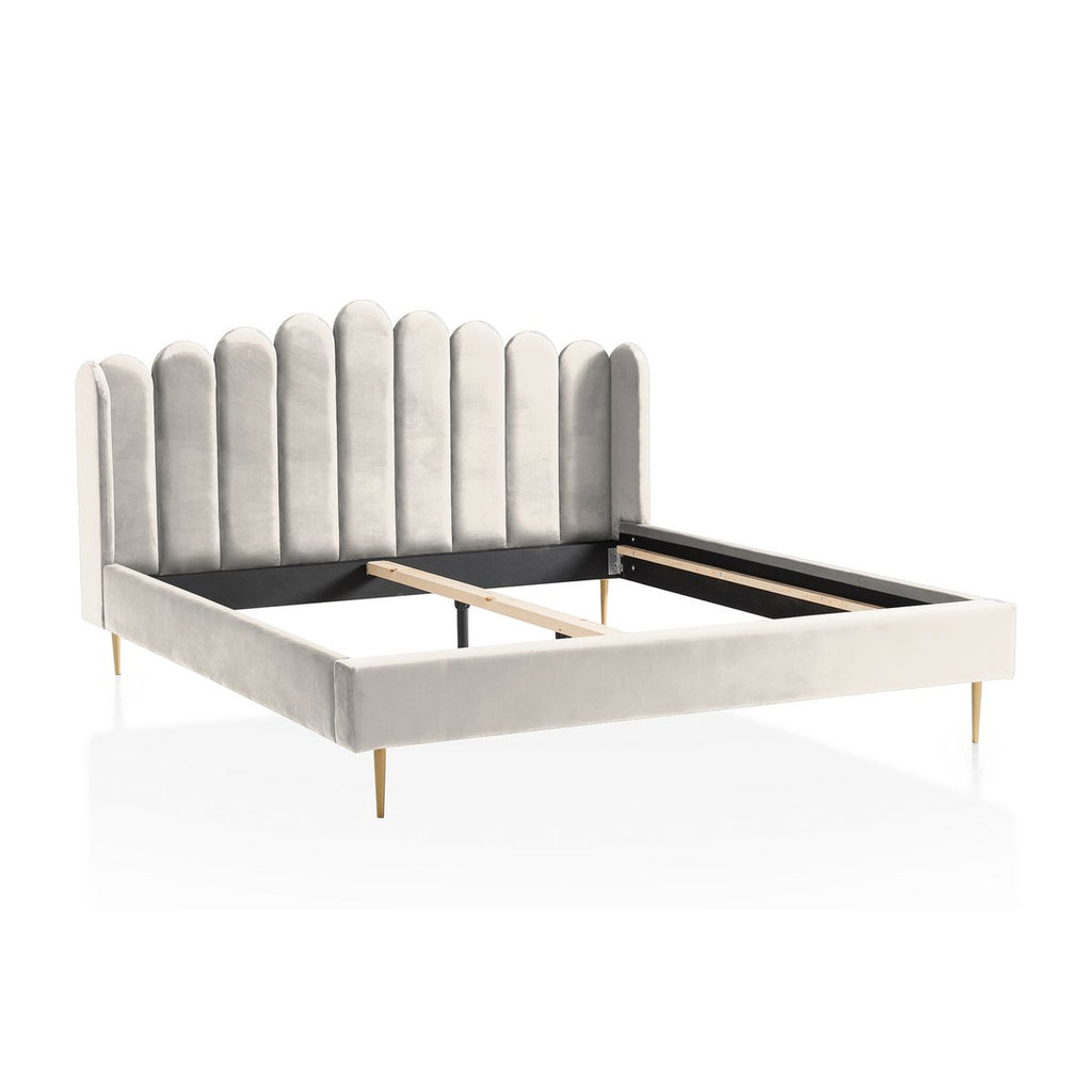 Fluwelen schelpenbed 140x200 cm SalesFever