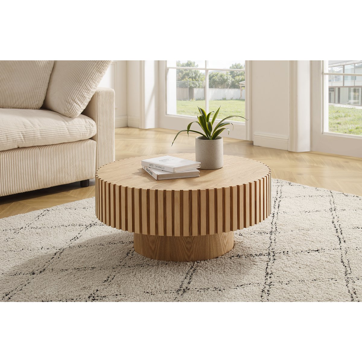 Couchtisch Ø 80 cm Natur SalesFever