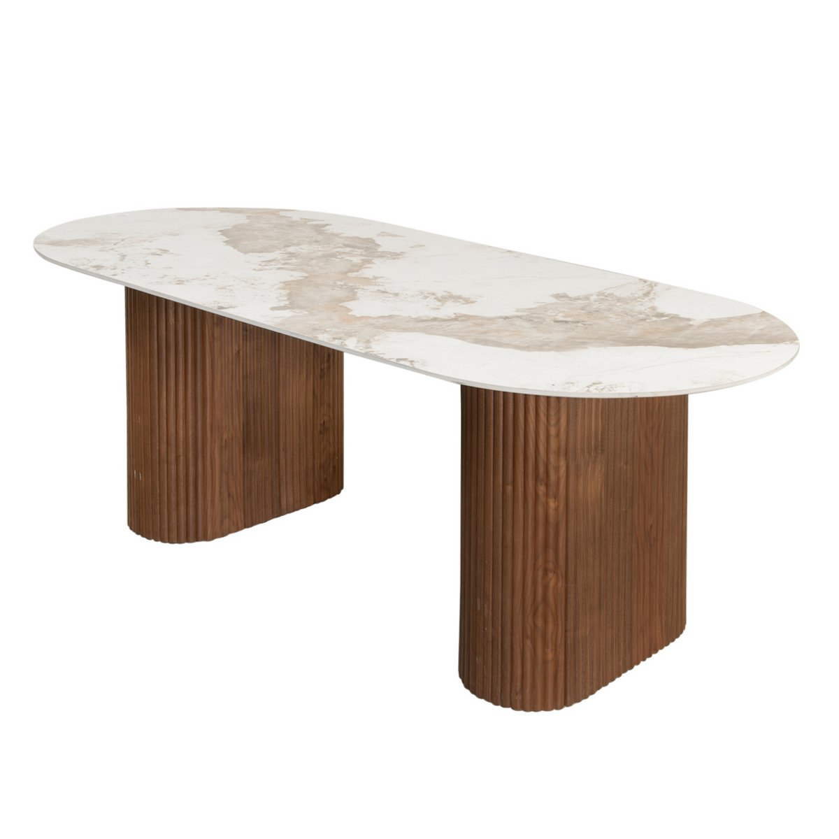 Urban Chique Eettafel Keramiek Marmer Pole To Pole