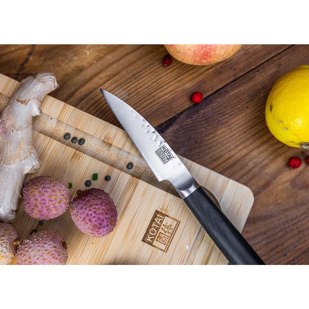 Messenset - The Essential Set: 3 messen (schilmesje + gyuto + broodmes) KOTAI kitchen