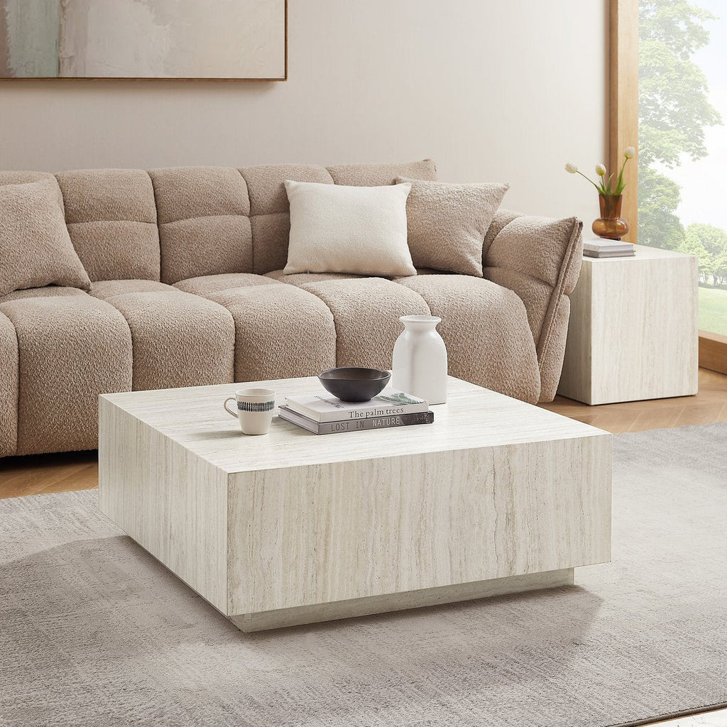 Couchtisch Travertin 90x90 cm SalesFever