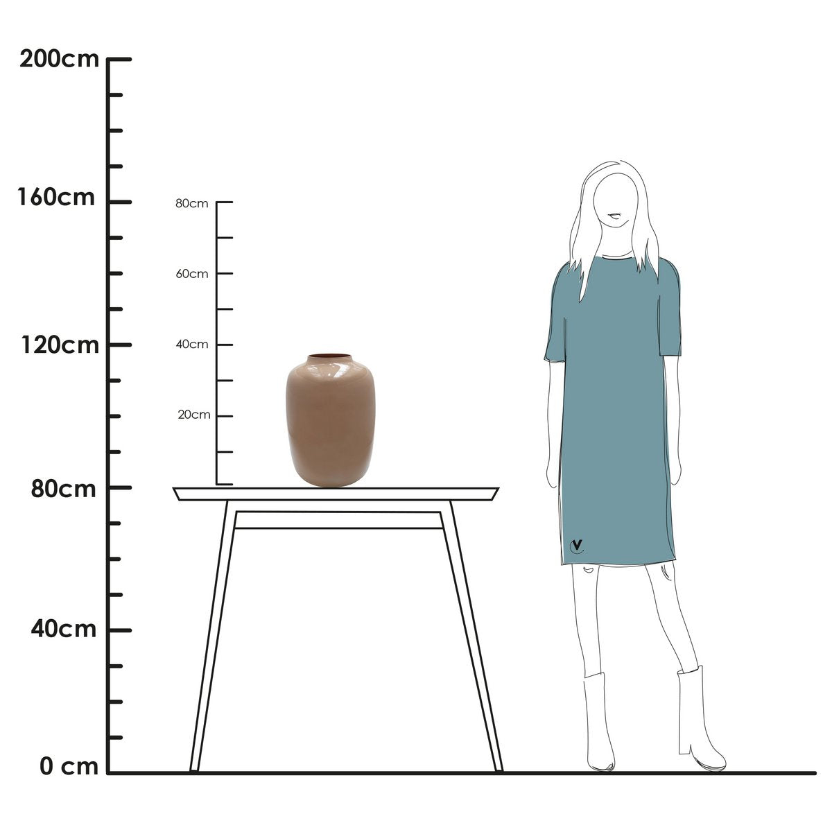 Vaas - Artic sand Vase The World