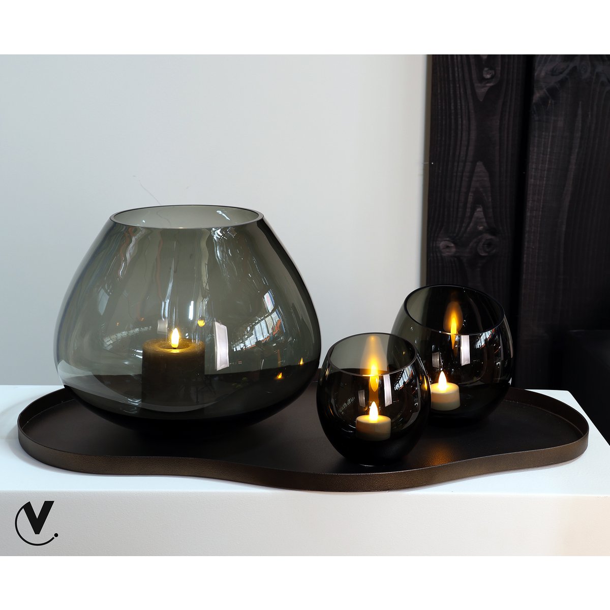 Dienblad - Bauru bronze Vase The World