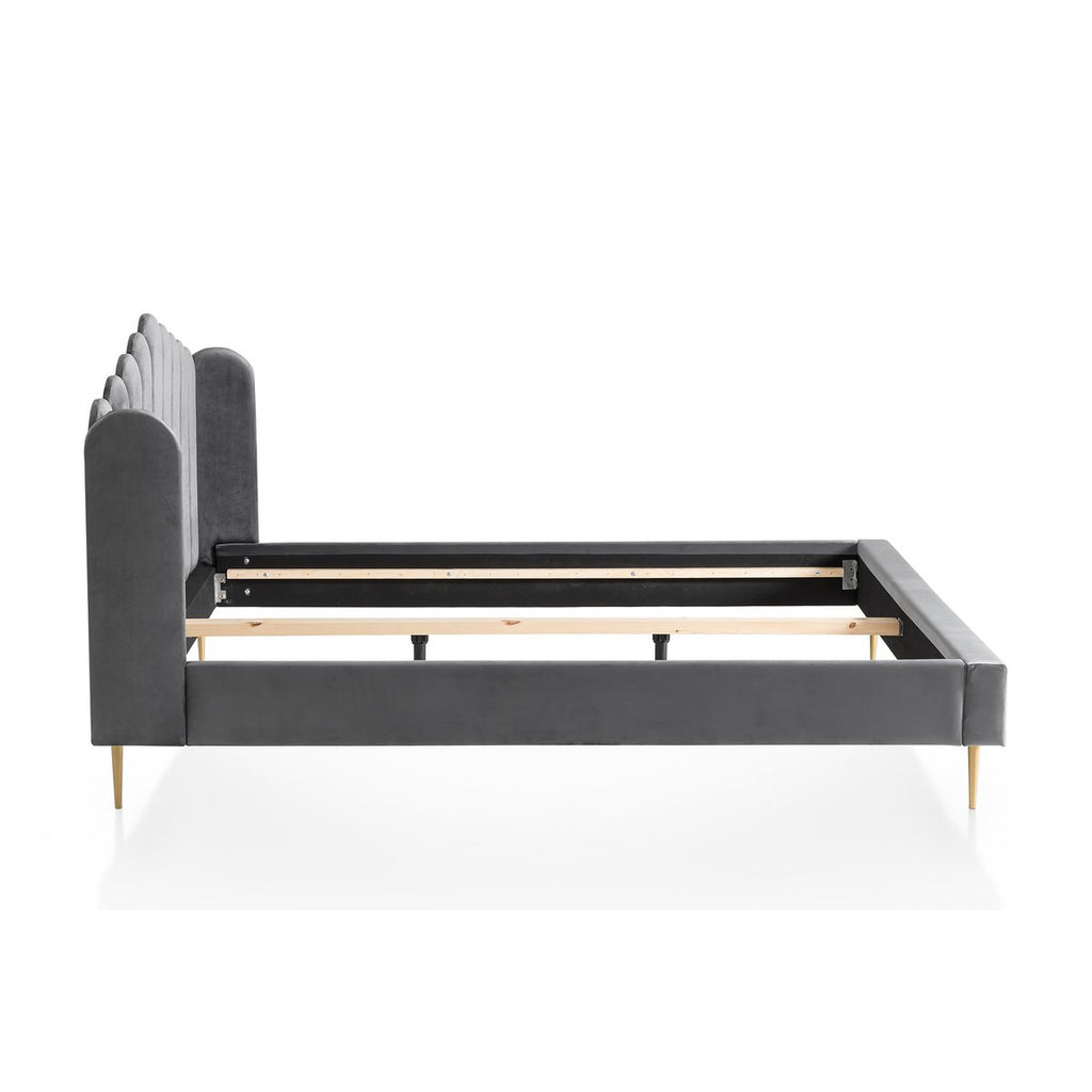 Fluwelen schelpenbed 180x200 cm SalesFever