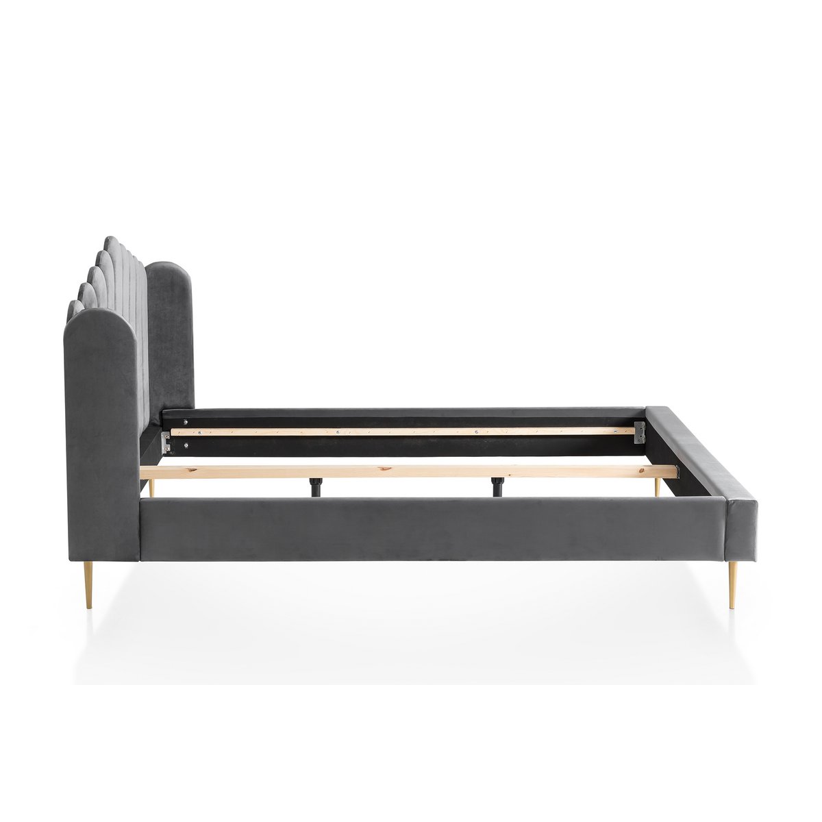 Fluwelen schelpenbed 180x200 cm SalesFever