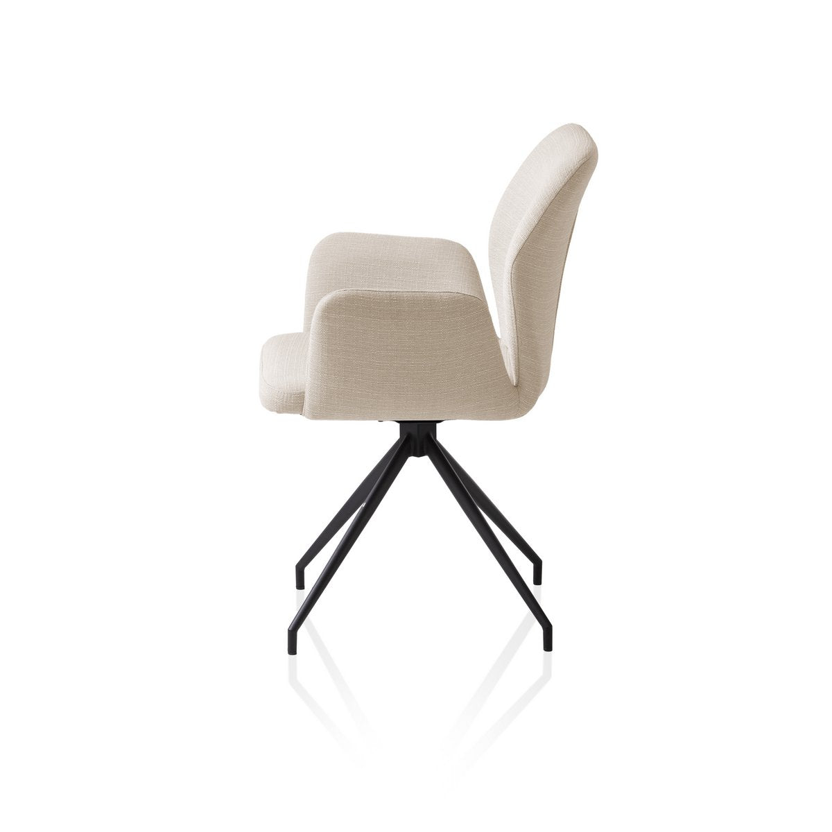 Fauteuil met 180° draaifunctie beige SalesFever