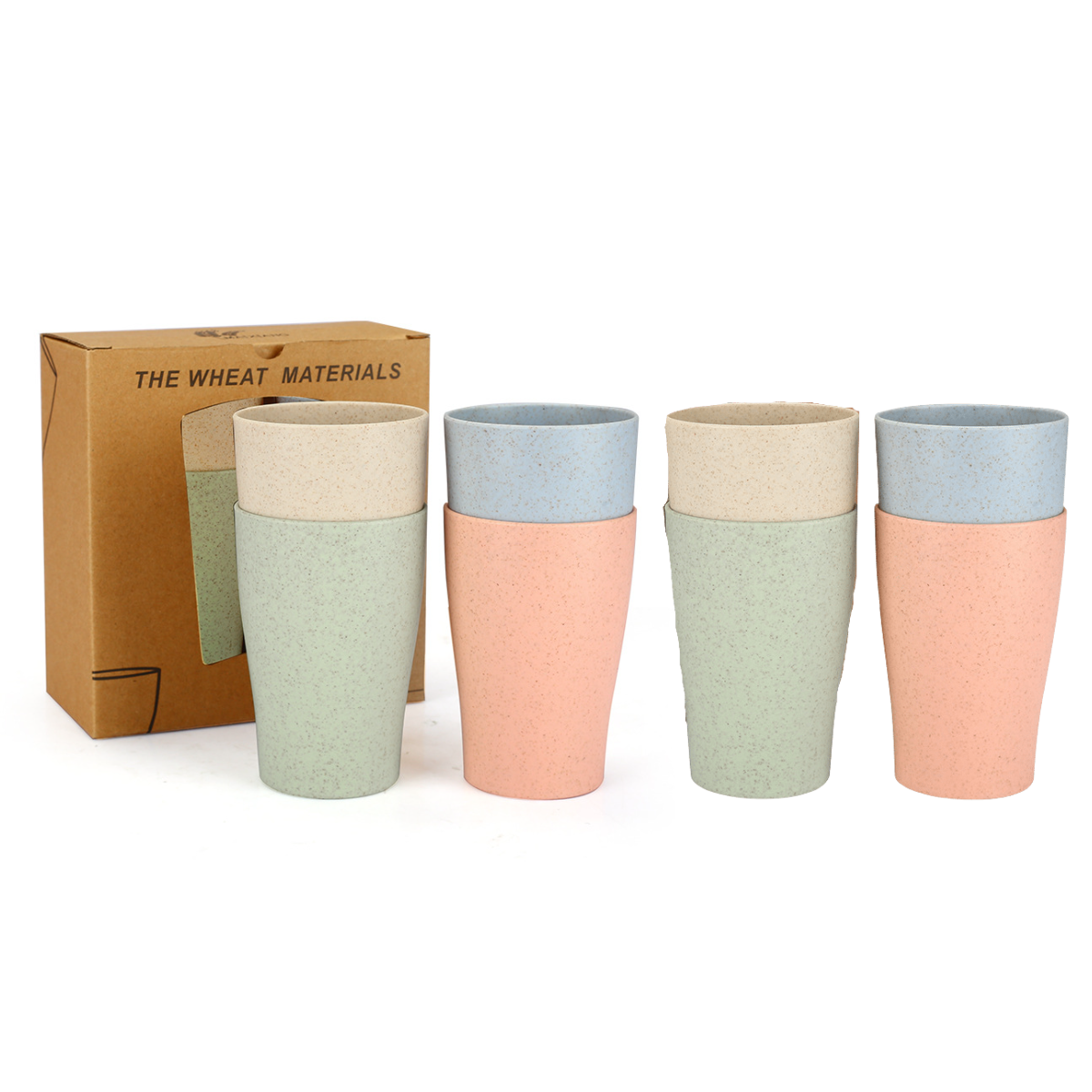 green-goose Bio-based Bekers | Set van 8 green-goose