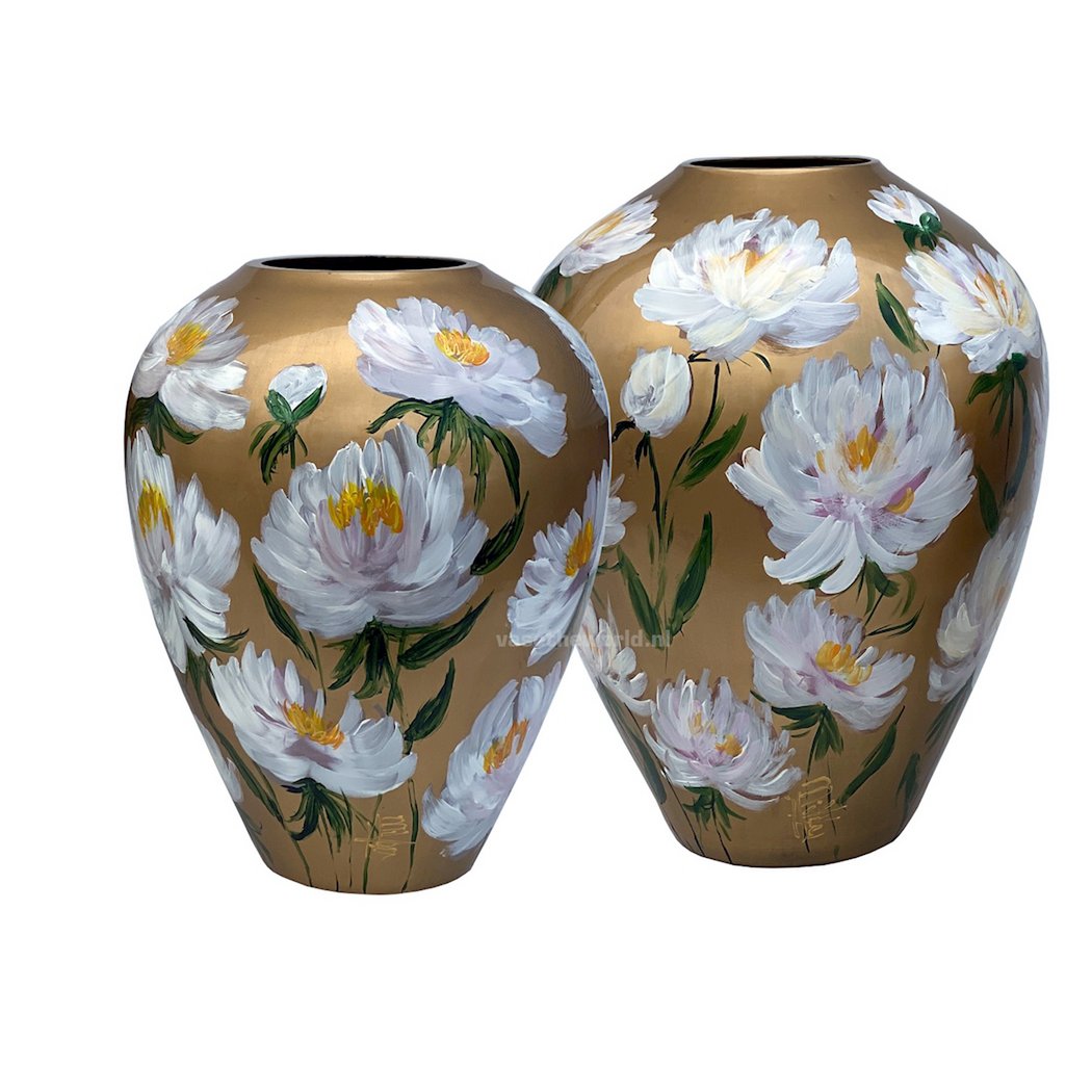 Kander M flower gold Vase The World