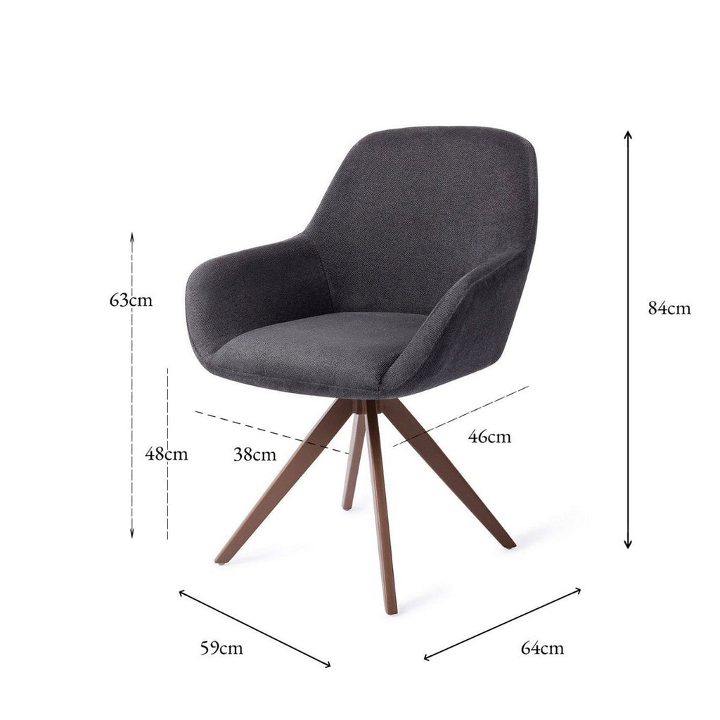 Jesper Home Kushi Dining chair Turn Brown Jesper Home