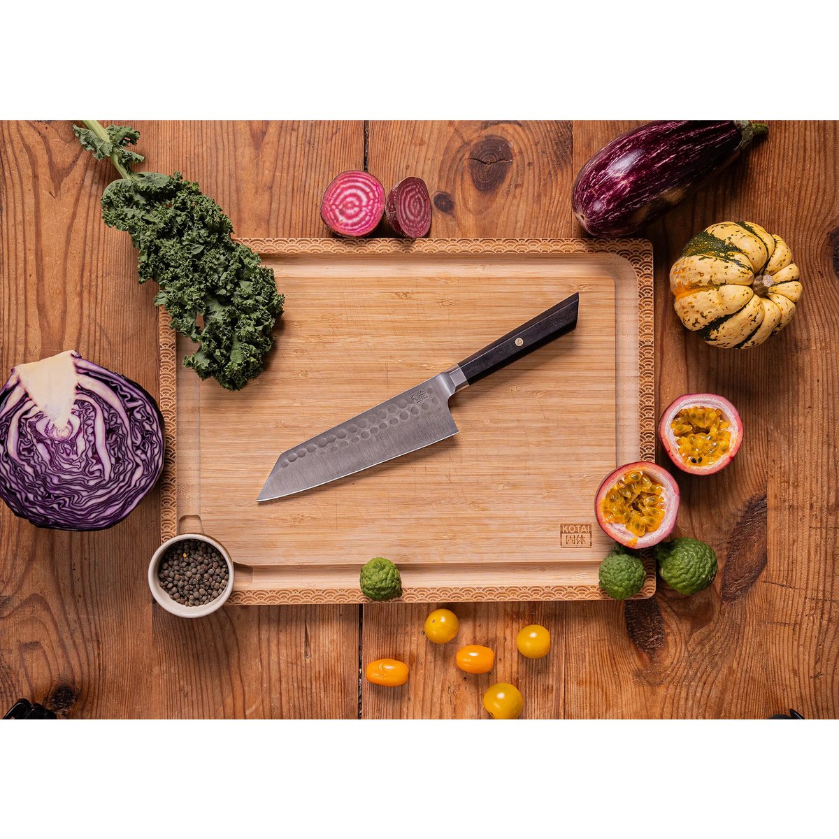 Messenset - De Bunka Starter Set: 2 messen (Bunka Schilmes 90mm + Bunka Santoku 170mm) KOTAI kitchen